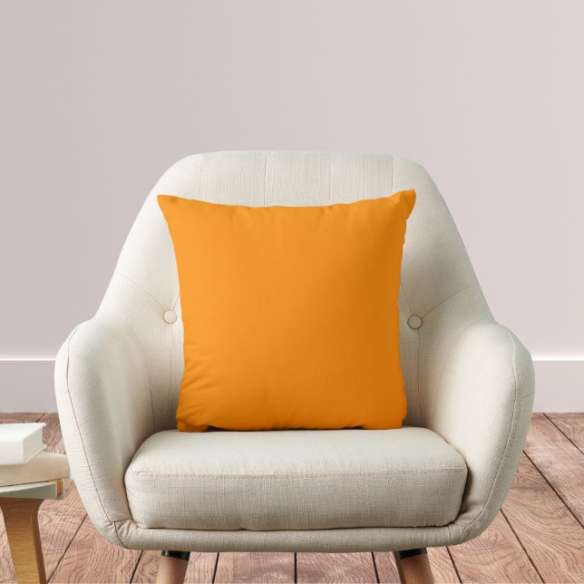 Dark Orange Solid Colour Cushion (Creator Uploaded)