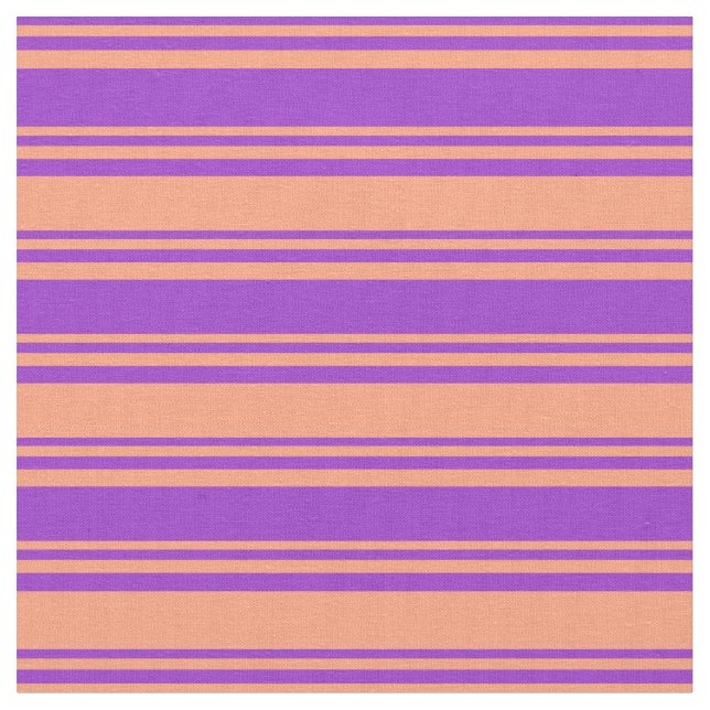Dark Orchid & Light Salmon Pattern Fabric (Close Up)