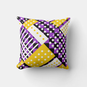 Dark Orchid purple Cushion