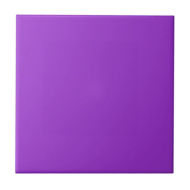 Dark Orchid Solid Colour | Classic Elegant Tile (Front)
