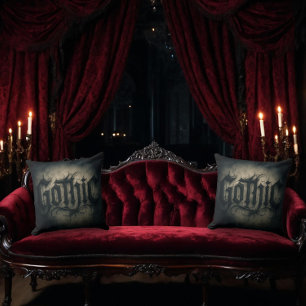 Dark Ornate Gothic Cushion