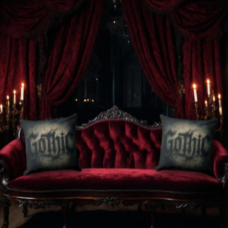 Dark Ornate Gothic Cushion