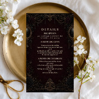 Dark Ornate Victorian Goth Wedding