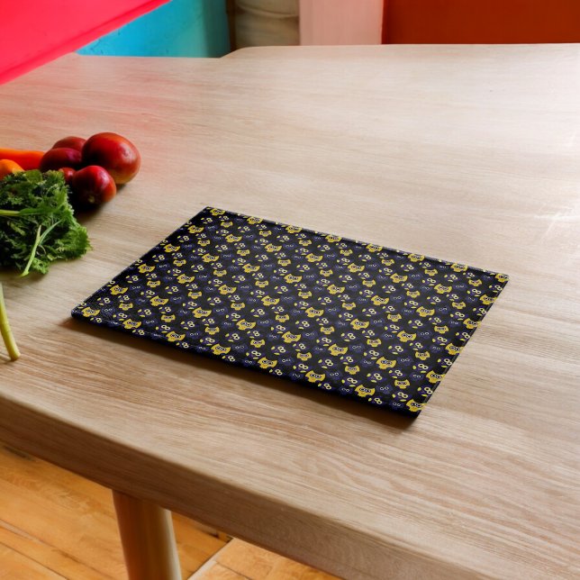 Dark Owl  Cutting Board (Chopping Board)