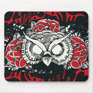 Dark owl Mousepad