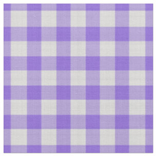 Dark Pastel Purple Checkered Plaid Fabric