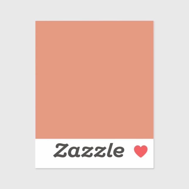 Dark Peach (solid colour)  (Sheet)