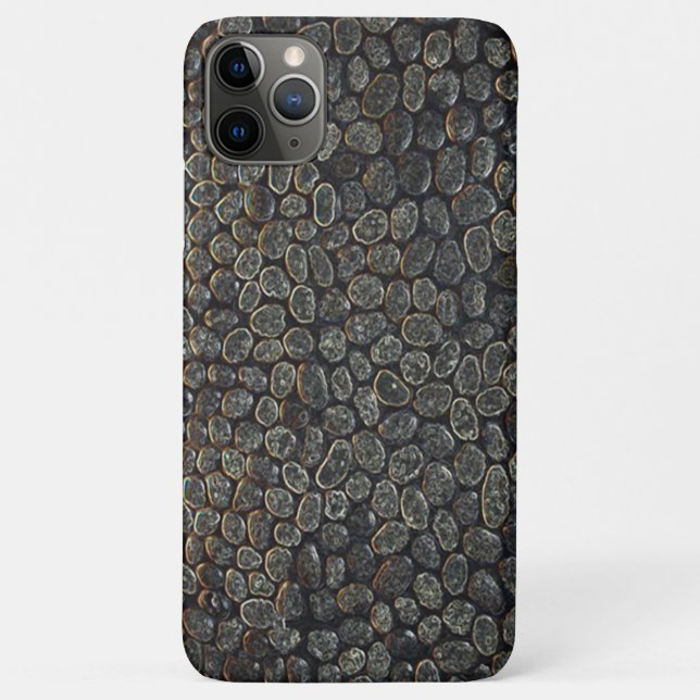 Dark Pebbles Stones Rocks Case-Mate iPhone Case (Back)