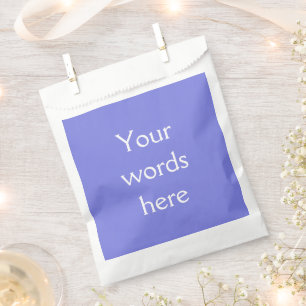 Dark Periwinkle Purple Favour Bags
