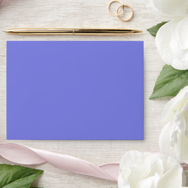 Dark Periwinkle Purple Wedding Envelopes (Wedding)