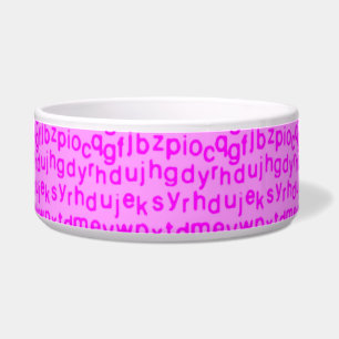 Dark Pink Alphabet