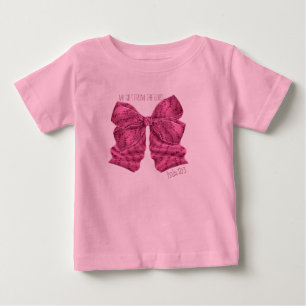 Dark Pink Bow Tutu Bodysuit