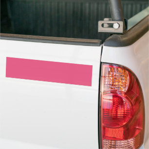 Dark Pink Bumper Sticker