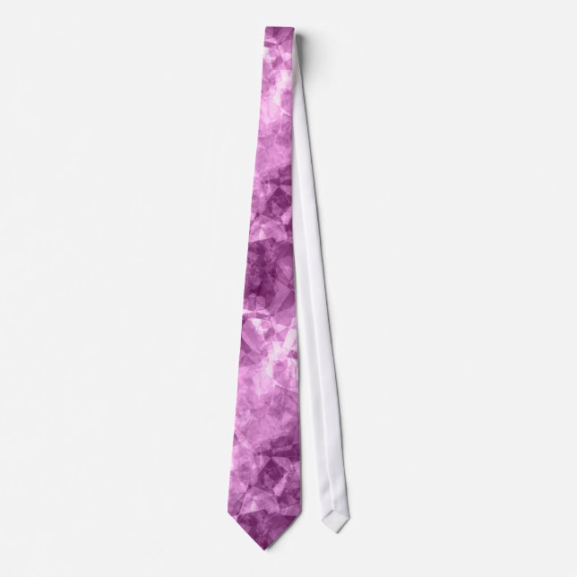 Dark Pink Crumpled Texture Tie (Front)
