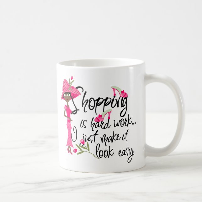 Dark Pink Fashion Mug (Right)