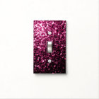 Dark Pink faux shiny glitter sparkles