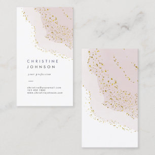 dark pink ink design  business card