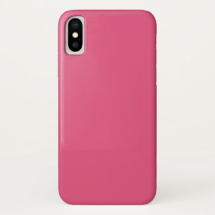 Dark Pink iPhone X Case