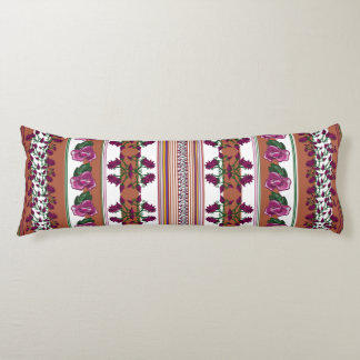 Dark Pink Lotus Rose Body Cushion