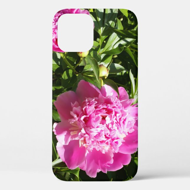 Dark pink peonies  Case-Mate iPhone case (Back)