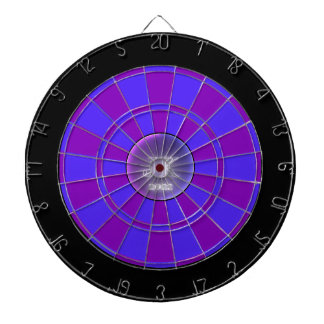 Dark Pink Purple Black Dartboard 2022