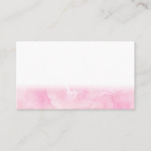 Dark Pink Watercolor Paint Pretty Art Feminine Art Loyalty Card