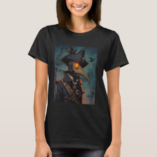 Dark Plague Doctor Sea Pirate Mysterious Ocean Voy T-Shirt