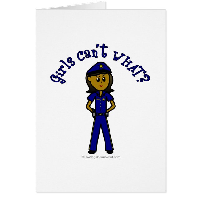 Dark Police Officer Girl (Front)