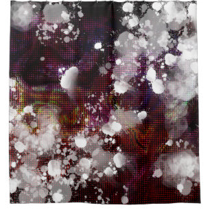 Dark Preparation Shower Curtain