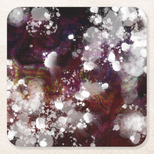 Dark Preperation Square Paper Coaster