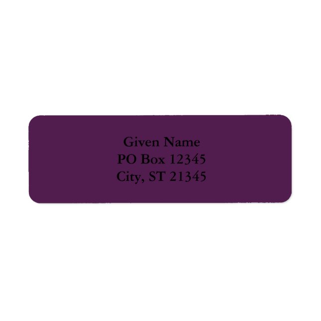 Dark Purple (Front)