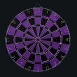 Dark Purple And Black Dartboard<br><div class="desc">Dark Purple And Black Dart Board</div>
