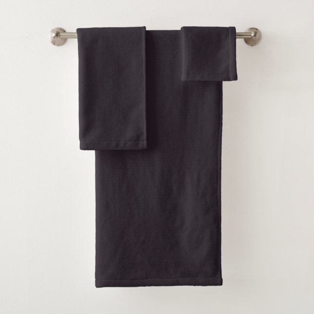 Dark Purple Bath Towel Set (Insitu)
