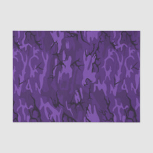 Dark Purple Camo Tissue Paper