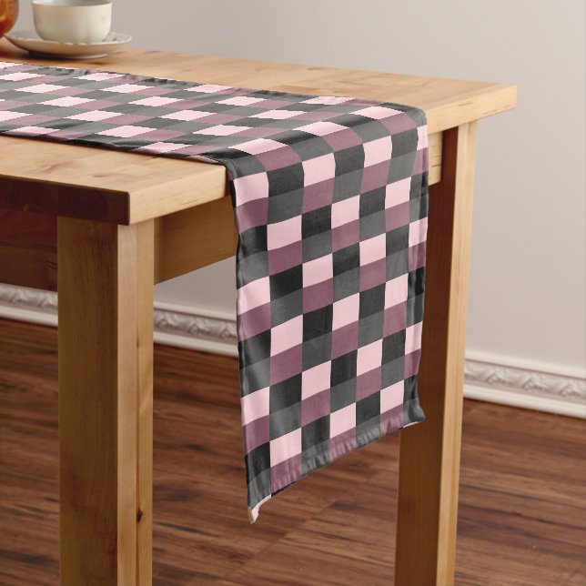 Dark Purple Color Combination Short Table Runner (In Situ)