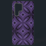 Dark Purple Coloured Retro Pattern Samsung Galaxy Case<br><div class="desc">Dark Purple Coloured Retro Pattern</div>