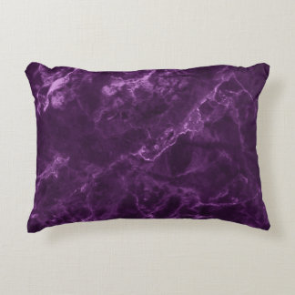 Dark purple marble: luxurious texture. decorative cushion