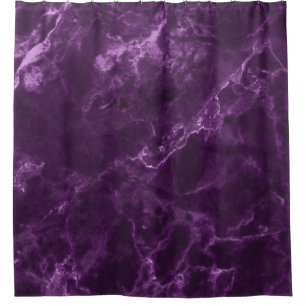 Dark purple marble: luxurious texture. shower curtain