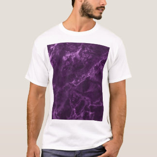 Dark purple marble: luxurious texture. T-Shirt