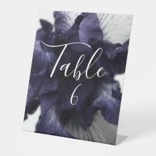 Dark Purple Minimalist Radiant Diaphanous  Modern  Pedestal Sign