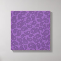 Dark Purple Paisley.