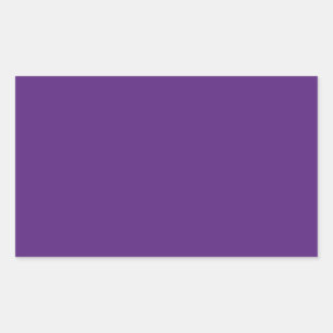 Dark Purple Rectangular Sticker