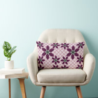 Dark Purple Rose Pattern — Elegant Plum Flora