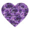 Dark Purple Roses Thank You Sticker