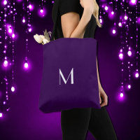 dark purple solid colour - add monogram