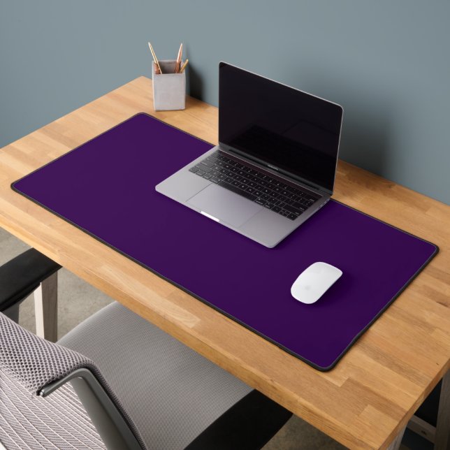 Dark Purple Solid Colour Desk Mat (Office 2)