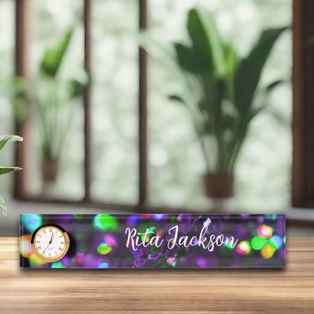 Dark Purple Sparkling Nameplate (Creator Uploaded)