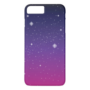 Dark Purple Starry Night Sky Case-Mate iPhone Case