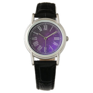 Dark Purple Stars Galaxy Gradient Twilight Watch