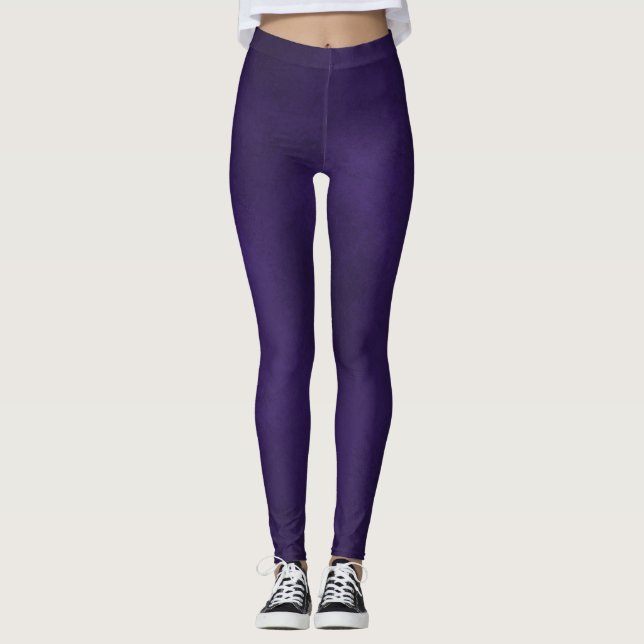 Dark Purple To Match Rose Gold Mandala Tank Top Leggings (Front)